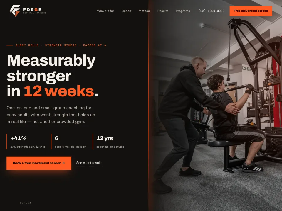 Personal Trainer template